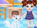 Mäng Baby Taylor Kitty hooldamise päev  Internetis