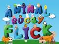 Mäng Loomad Rugby Flick  Internetis