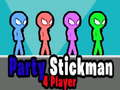 Mäng Party Stickman 4 mängija  Internetis