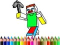 Mäng Tagasi kooli: Minecrafti värvimine  Internetis