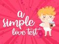 Mäng Lihtne armastuse test  Internetis