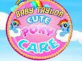 Mäng Baby Taylor armsa poni hooldus  Internetis