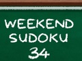 Mäng Nädalavahetuse sudoku 34  Internetis