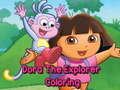 Mäng Dora The Explorer värvimine  Internetis