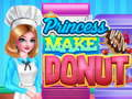 Mäng Printsess Make Donut Cooking  Internetis