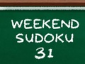 Mäng Nädalavahetuse sudoku 31  Internetis
