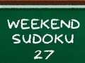Mäng Nädalavahetuse sudoku 27  Internetis