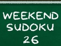 Mäng Nädalavahetuse sudoku 26  Internetis