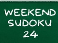 Mäng Nädalavahetuse sudoku 24  Internetis