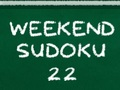 Mäng Nädalavahetuse sudoku 22  Internetis