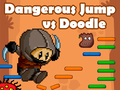 Mäng Ohtlik hüpe vs Doodle  Internetis