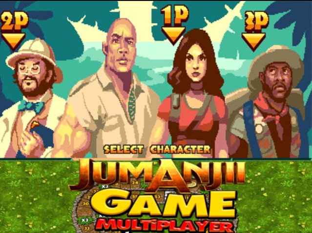 Mäng Jumanji mäng mitme mängijaga  Internetis