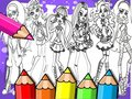 Mäng Monster High värvimisraamat  Internetis