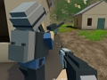 Mäng Pixel Village Battle 3D Internetis