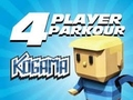 Mäng Kogama: 4 mängijat Parkour  Internetis