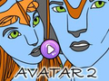 Mäng Avatar 2 värviraamat  Internetis