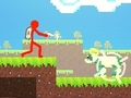 Mäng Red Stickman vs Monster School 2 Internetis