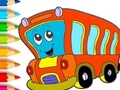 Mäng Värvimisraamat: buss  Internetis