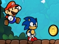 Mäng Super Mario ja Sonic  Internetis