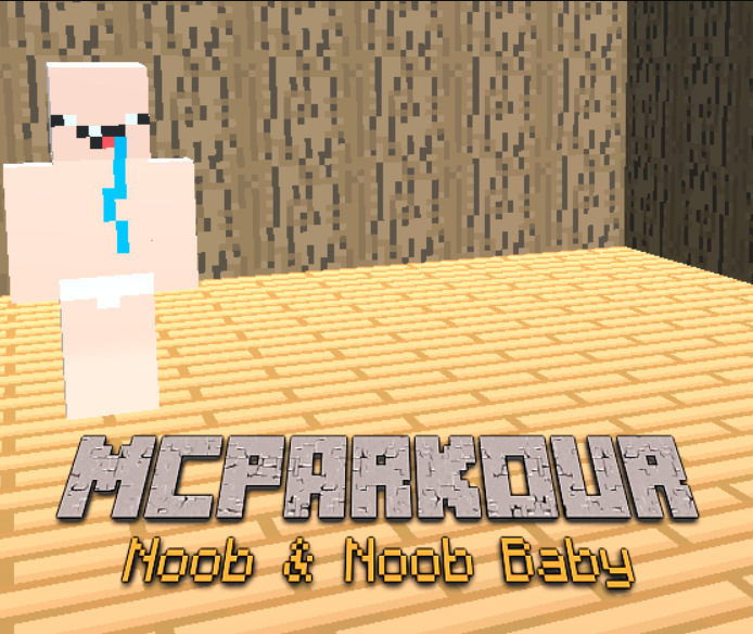 Mäng MC Parkour Noob ja noob beebi Internetis