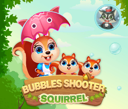 Mäng Bubbles Shooter Orav  Internetis