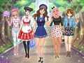Mäng Keskkooli anime riietus  Internetis