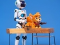 Mäng Värvimisraamat: robot ja koer  Internetis