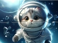 Mäng Pusle: astronaut-kass  Internetis