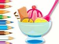 Mäng Värvimisraamat: Ice Cream Sundae  Internetis