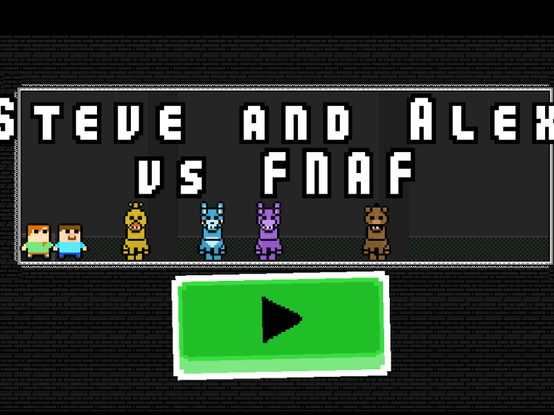 Mäng Steve ja Alex vs Fnaf  Internetis