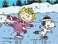 Mäng Pusle: Snoopy uisutamine  Internetis
