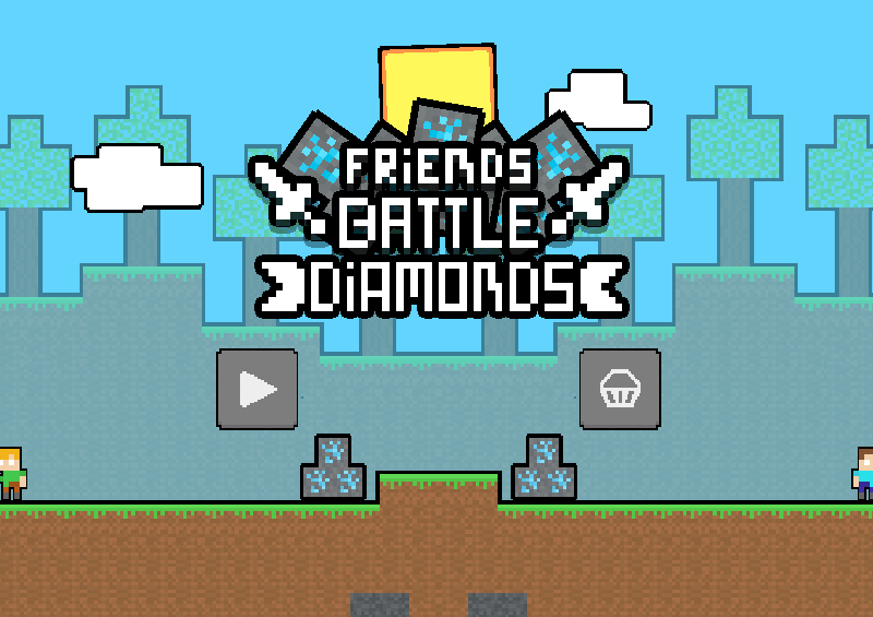 Mäng Sõbrad Battle Diamonds  Internetis