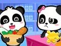 Mäng Pusle: Baby Panda Supermarket  Internetis