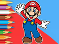 Mäng Värvimisraamat: Mario Happy Skating  Internetis
