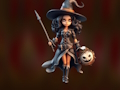 Mäng Intrepid Conjurer Girl põgenemine Internetis
