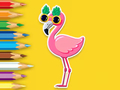 Mäng Värvimisraamat: Flamingo  Internetis