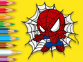 Mäng Värvimisraamat: Beebi Spiderman  Internetis
