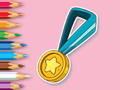 Mäng Värvimisraamat: medal  Internetis