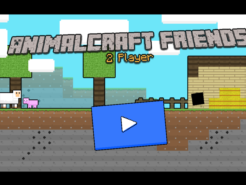Mäng AnimalCraft Friends 2 mängija  Internetis