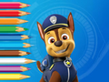 Mäng Värvimisraamat: Paw Patrol Chase  Internetis