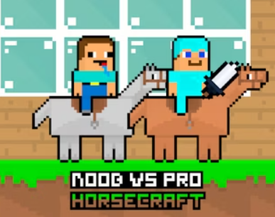 Mäng NOOB VS PRO HOSTCRAFT Internetis