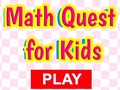 Mäng Math Quest lastele  Internetis