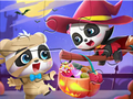 Mäng Pusle: Baby Panda Halloween  Internetis
