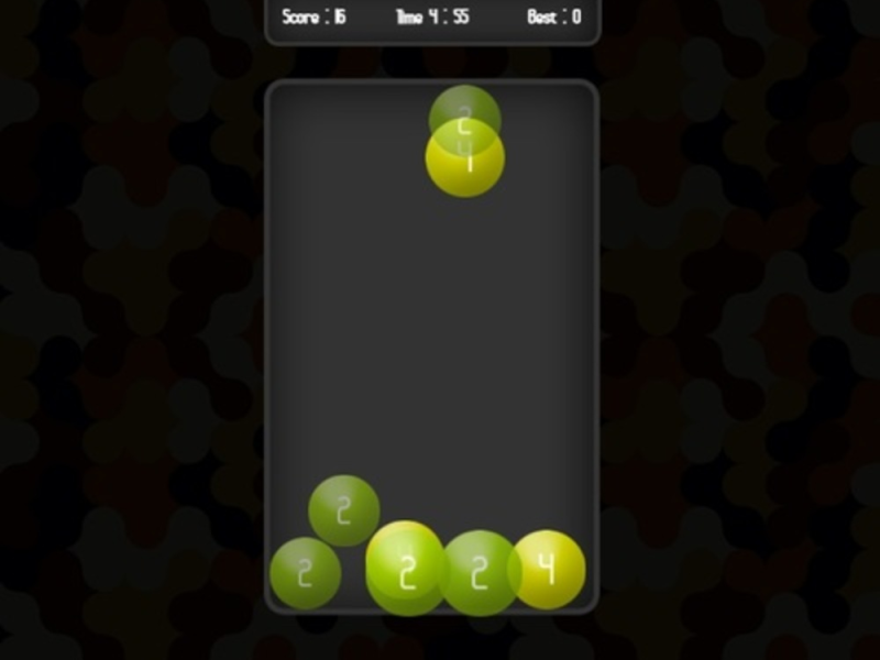 Mäng 2048 palli  Internetis