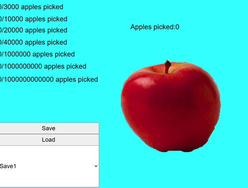 Mäng Punane Apple Clicker  Internetis