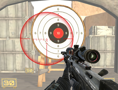 Mäng 3D FPS-i sihtmärgi laskmine  Internetis