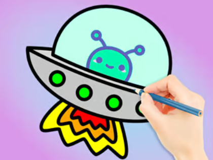 Mäng Värvimisraamat: Galaxy Wander  Internetis