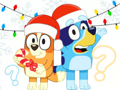 Mäng Laste viktoriin: Bluey Christmas Viktoriin  Internetis