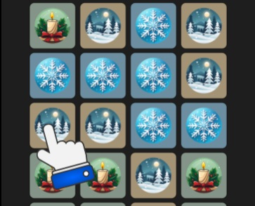 Mäng WinterWonderi sümbolite ühendamine  Internetis
