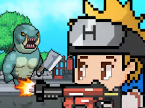 Mäng Mecha Shoot Pixel RPG Internetis